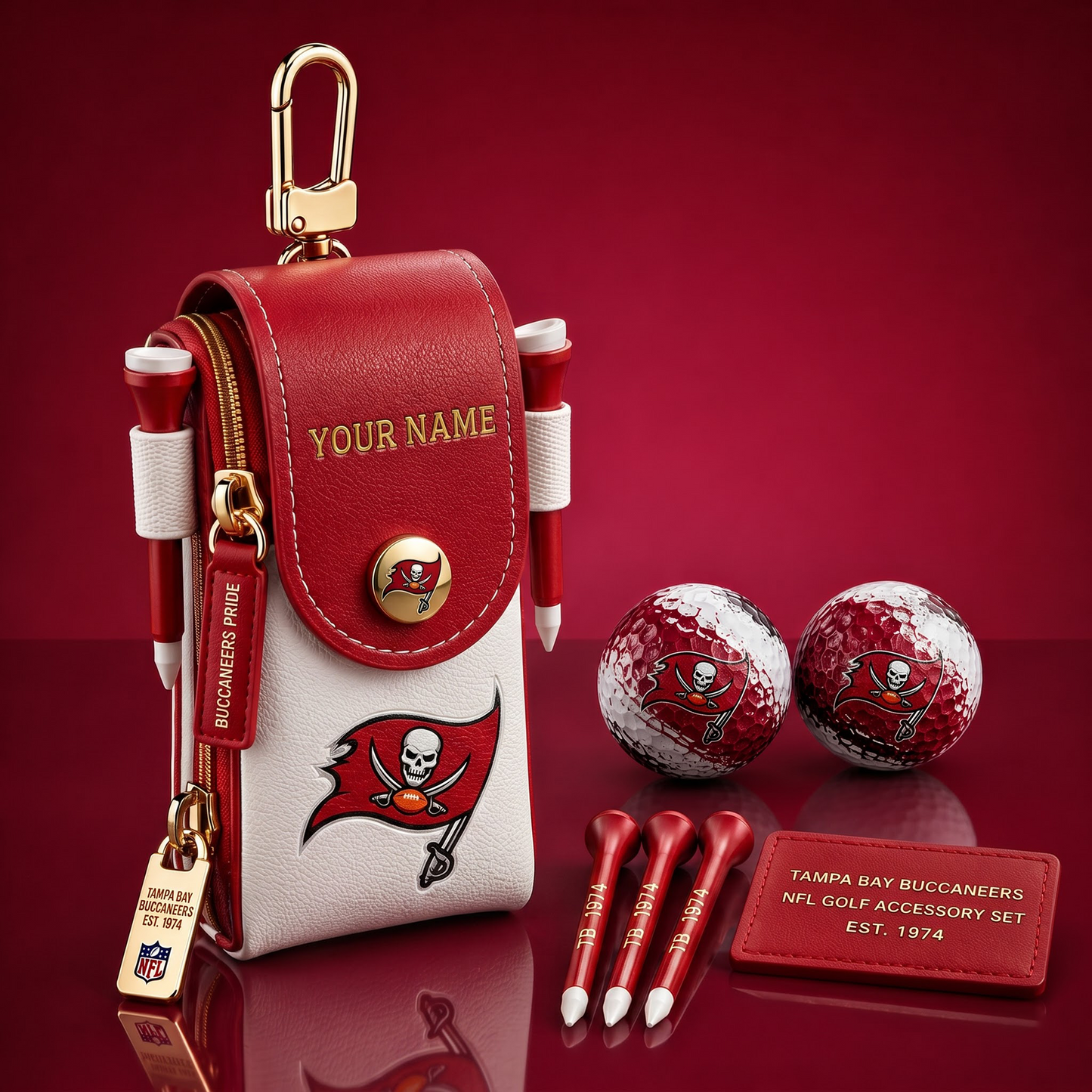 TB X Exclusive Custom NFL Fan Golf Essentials 1808 NAK NHT