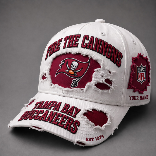 TB X NFL PREMIUM PERSONALIZED CAP FOR GAME DAY