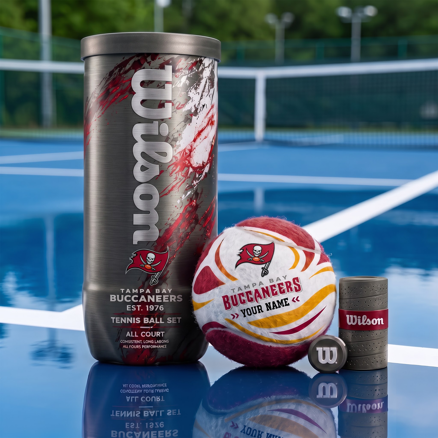 TB X PREMIUM NFL EXCLUSIVE PERSONALIZED TENNIS BALL SET