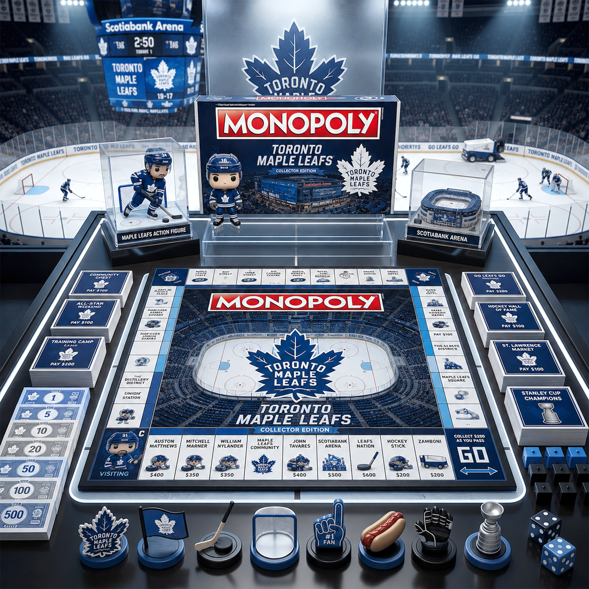 TML_PREMIUM MONOPOLY NHL COLLECTOR’S EDITION BOARD GAME