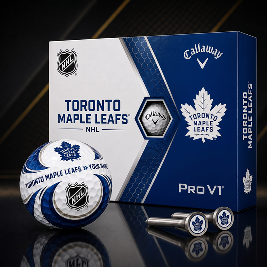 TOR X PREMIUM NHL PERSONALIZED PRO V1 GOLF BALL SET COLLECTOR EDITION