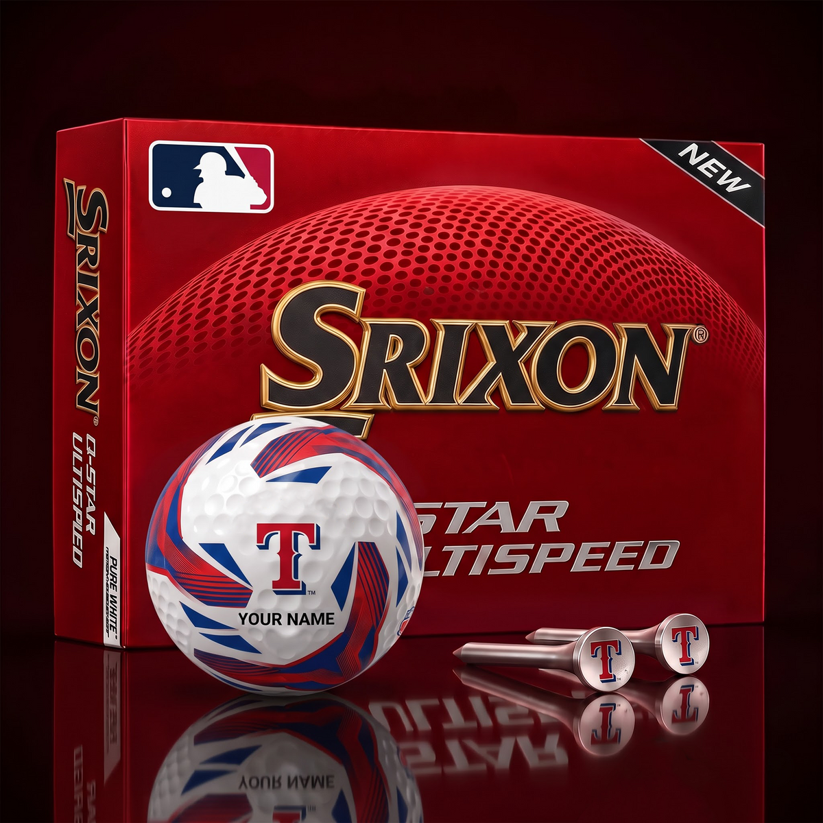 TR x MLB Football Fan Signature Golf Ball Set Personalized Edition