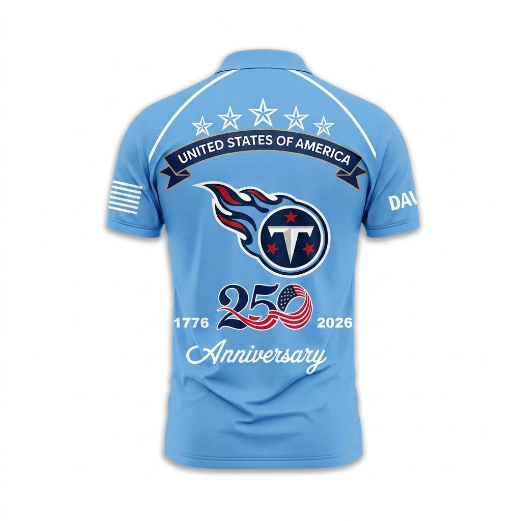 TT Premium NFL American Semiquincentennial Polo Shirt 010726