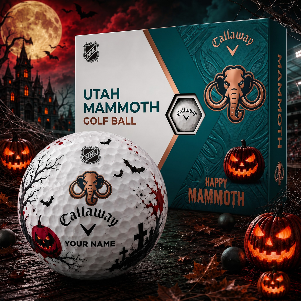 UTM X Premium NHL Halloween Golf Ball Limited Edition