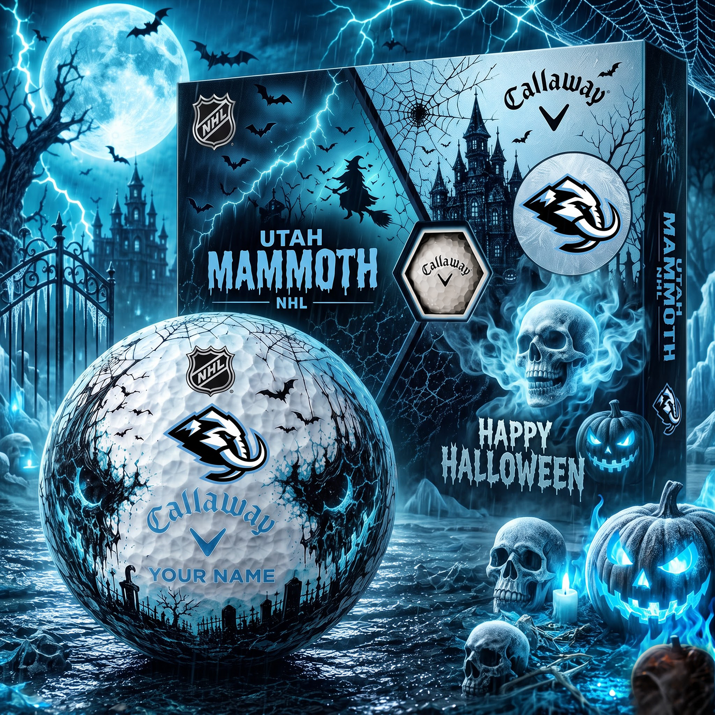 UTM X Premium NHL Halloween Golf Ball Limited Edition V2