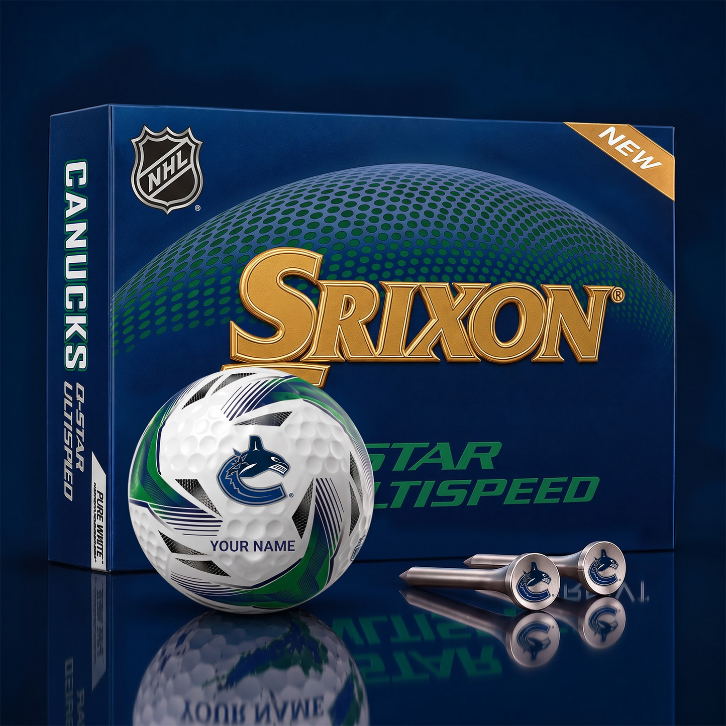 VC_NHL  Fan Signature Golf Ball Set  Personalized Edition