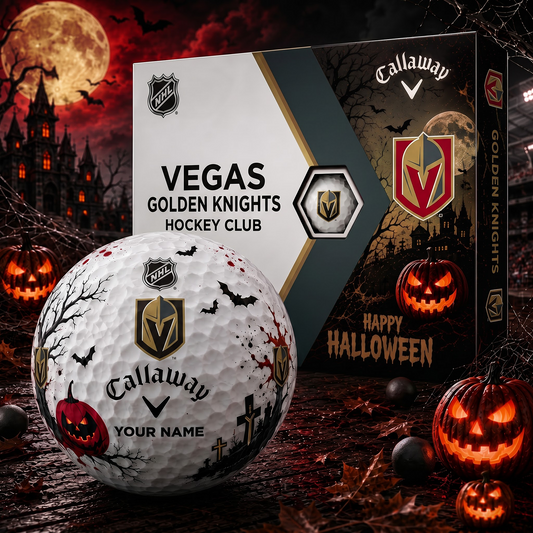 VGK X Premium NHL Halloween Golf Ball Limited Edition