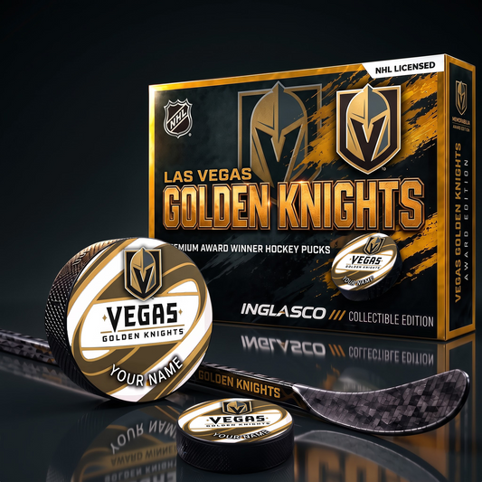 VGK_NHL Premium Hockey Pucks