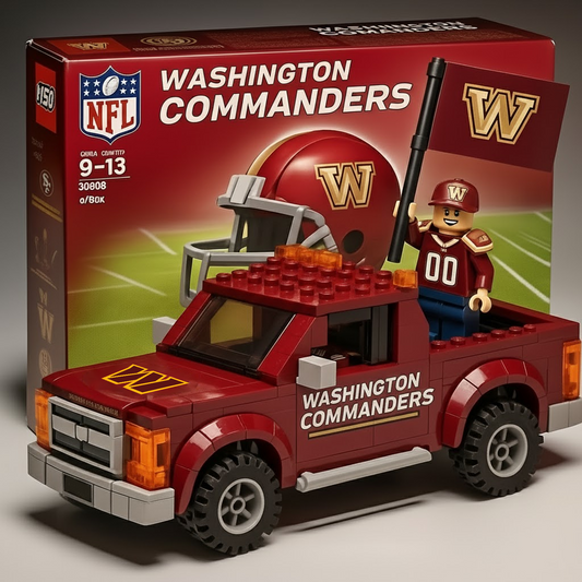 WAS x NFL Building Blocks Truck Toy Set DatND DVT