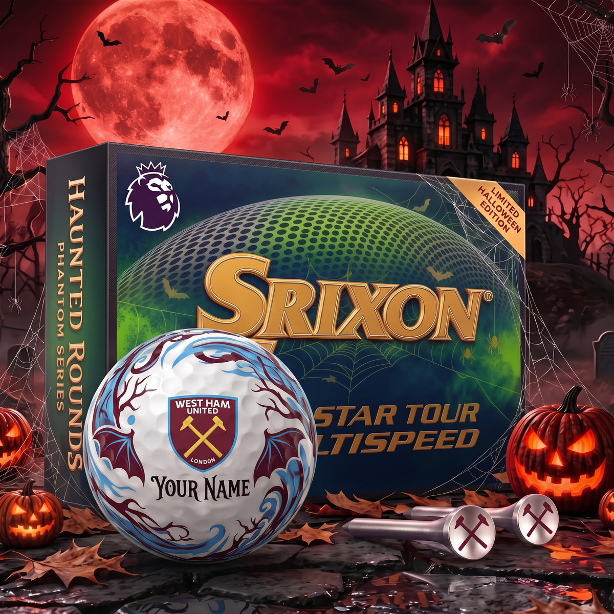 WST X Premium EFL Halloween Golf Ball Limited Edition