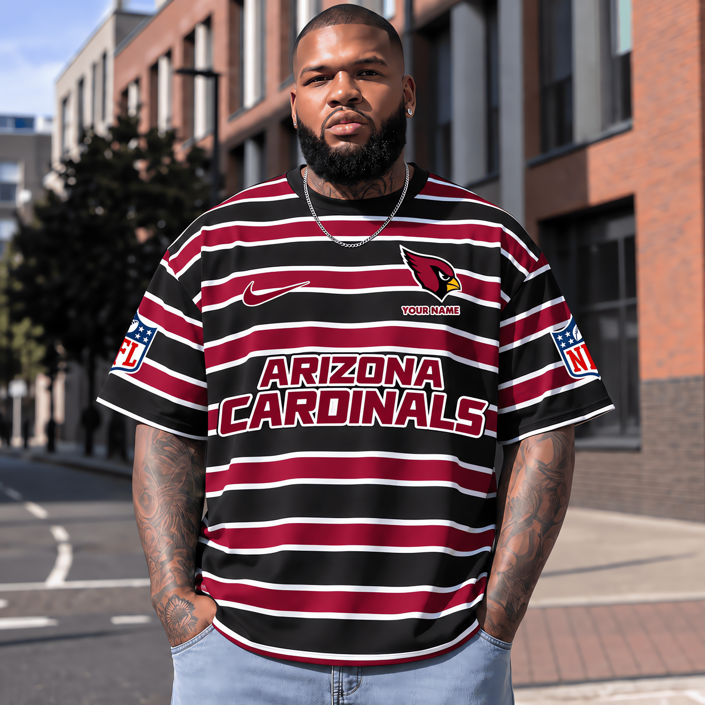 Arizona Cardinals NFL T-Shirt Custom Name For Fan