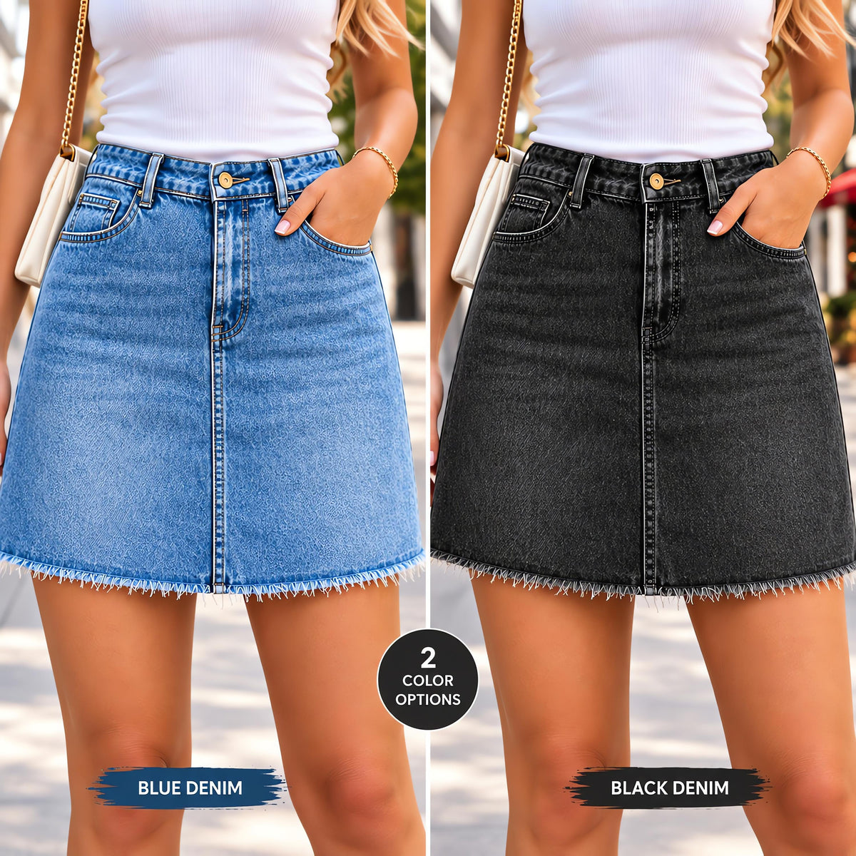 Saskatchewan Roughriders CFL Short Denim Skirt Custom Any Name Gifts