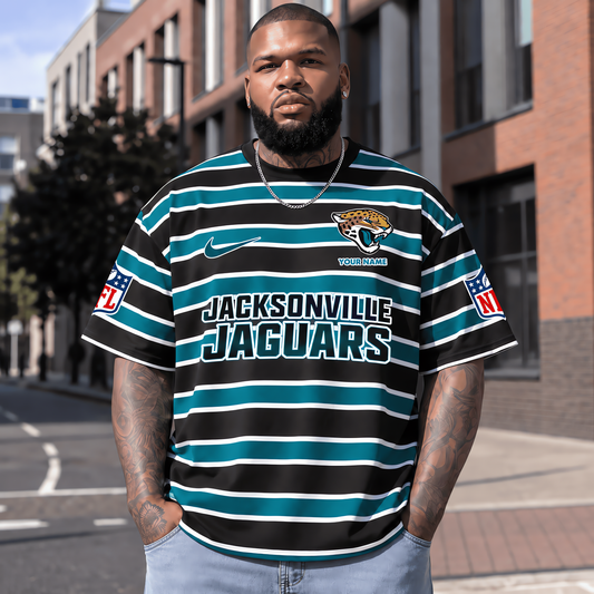 Jacksonville Jaguars NFL T-Shirt Custom Name For Fan
