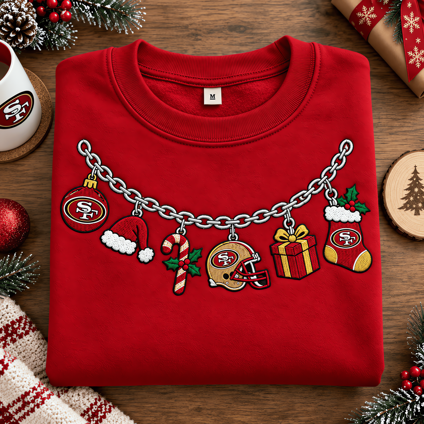 San Francisco 49ers NFL New Style Christmas Sweatshirt Gift For Fan Love